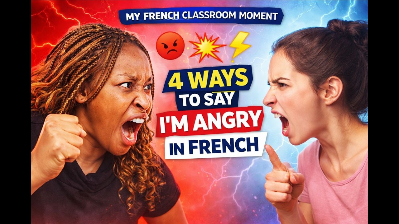 How to express anger naturally in French | 4  common French expressions
