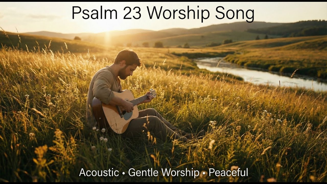 Psalm 23 (KJV) – A Gentle Acoustic Worship Song | peaceful worship