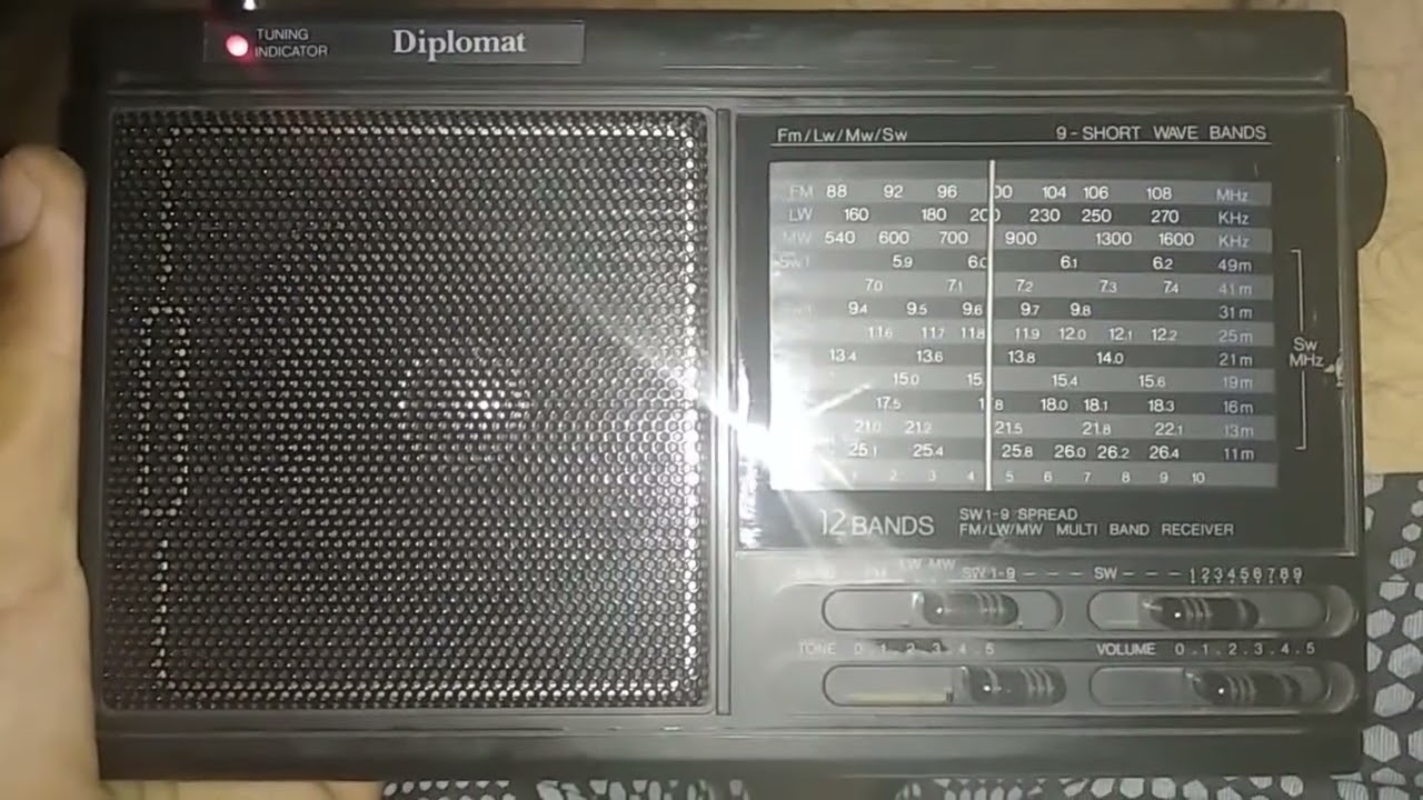 ESCUTA DA RADIO BBC NO DIPLOMAT DR-95