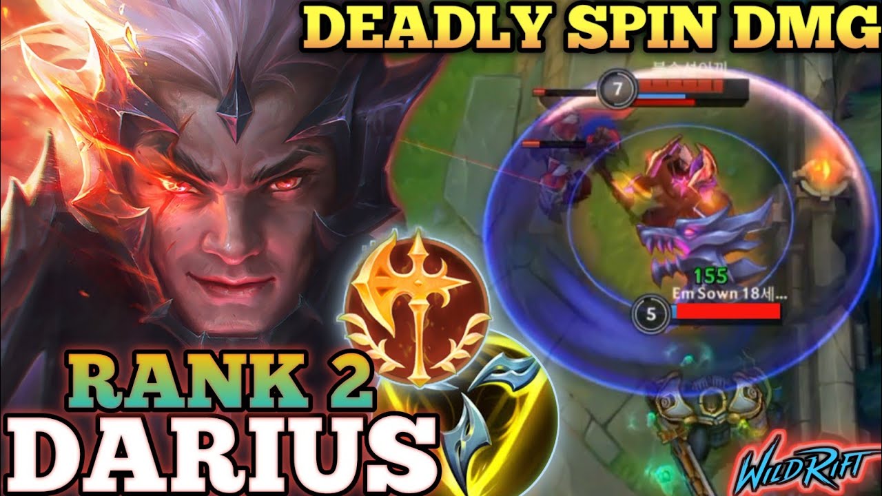 DARIUS AGGRESSIVE TOPLANE KILLER! OVERPOWER MVP BUILD - TOP 1 GLOBAL DARIUS BY 불속성이끼 - WILD RIFT