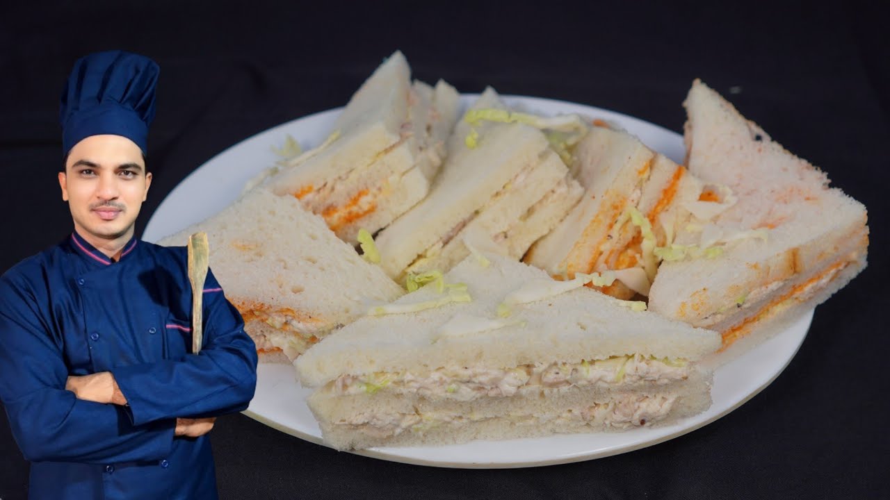 LunchBox Ideas Cold Chicken Sandwich|Chef M Afzal|