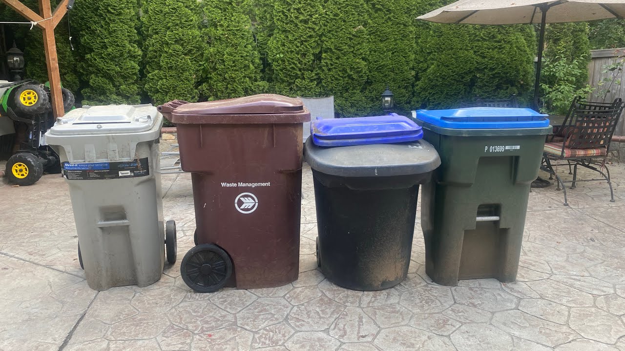 Cart up date I got 4 new garbage cans