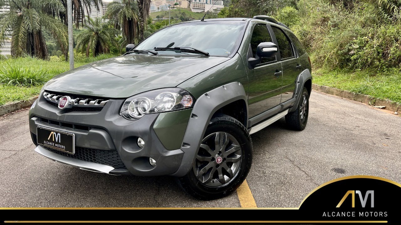 Fiat Palio Weekend Adventure 1.8 16V Manual 2014 Verde