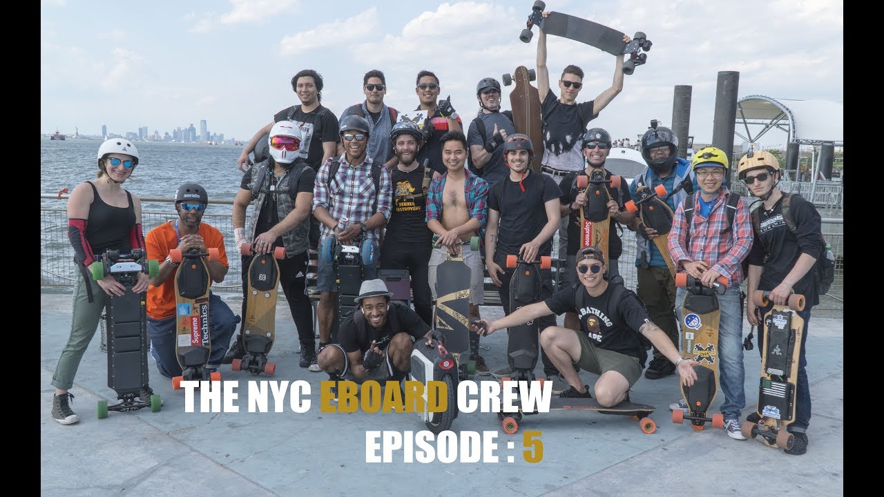 The NYC Electric Skateboard Crew Episode 5 - The Boosted Board Mega Meet up