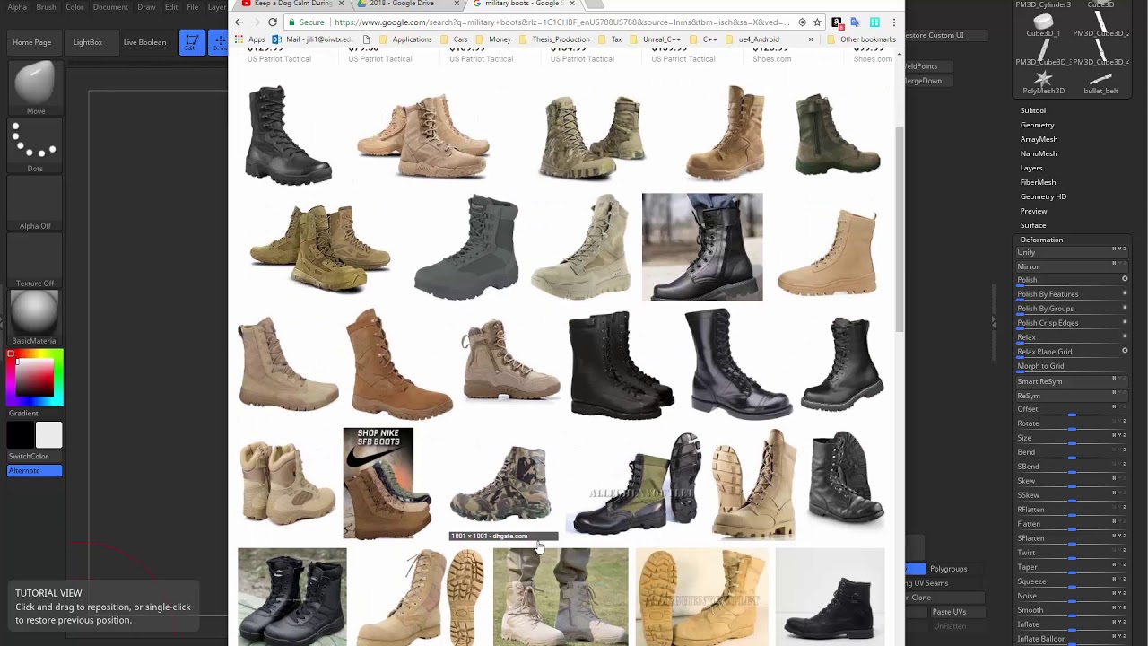 23 boots 01 base shape