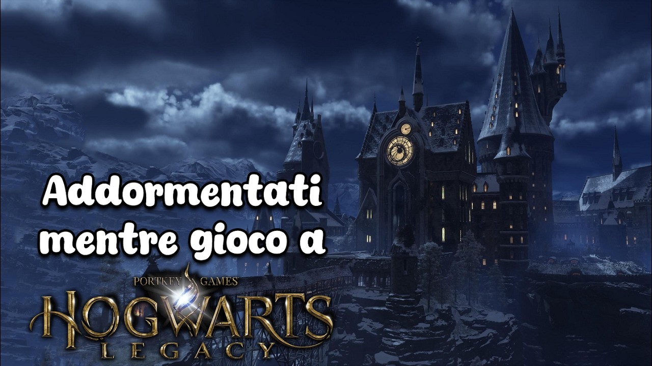 Addormentati mentre esploro il castello di Hogwarts | Hogwarts Legacy Gameplay lungo rilassante