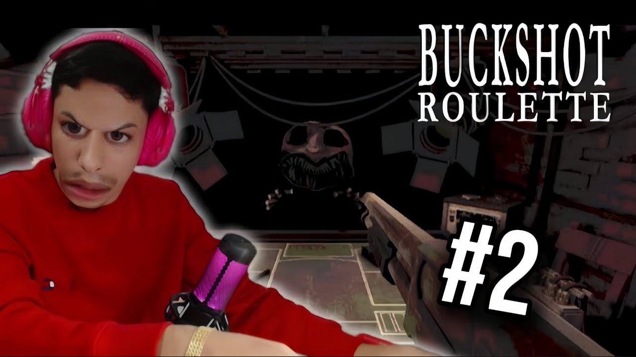 Uriel jogando Buckshot Roulette jogo de terror #2