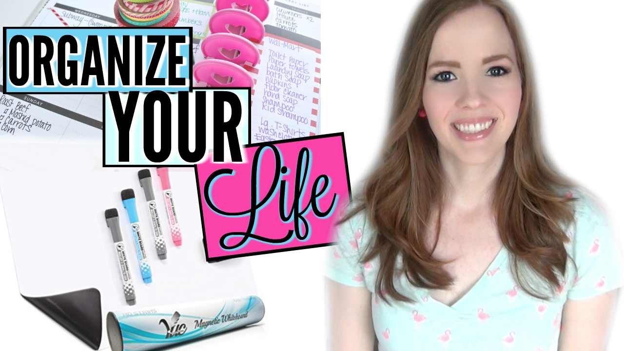 ORGANIZE YOUR LIFE! | BEST TIPS FOR STAYING ORGANIZED & GETTING IT ALL DONE