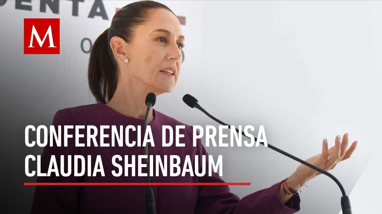 Claudia Sheinbaum da conferencia de prensa