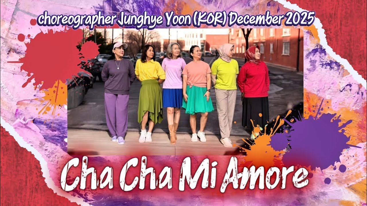 CHA CHA MI AMORE Linedance choreographer Junghye Yoon (KOR) demo by Happy Giriloka LD 