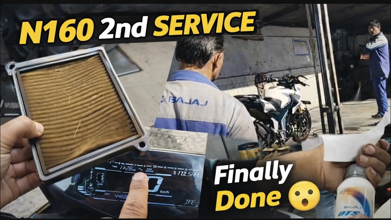 “Finally N160 2nd Service Done 🏍️ | Full Vlog”