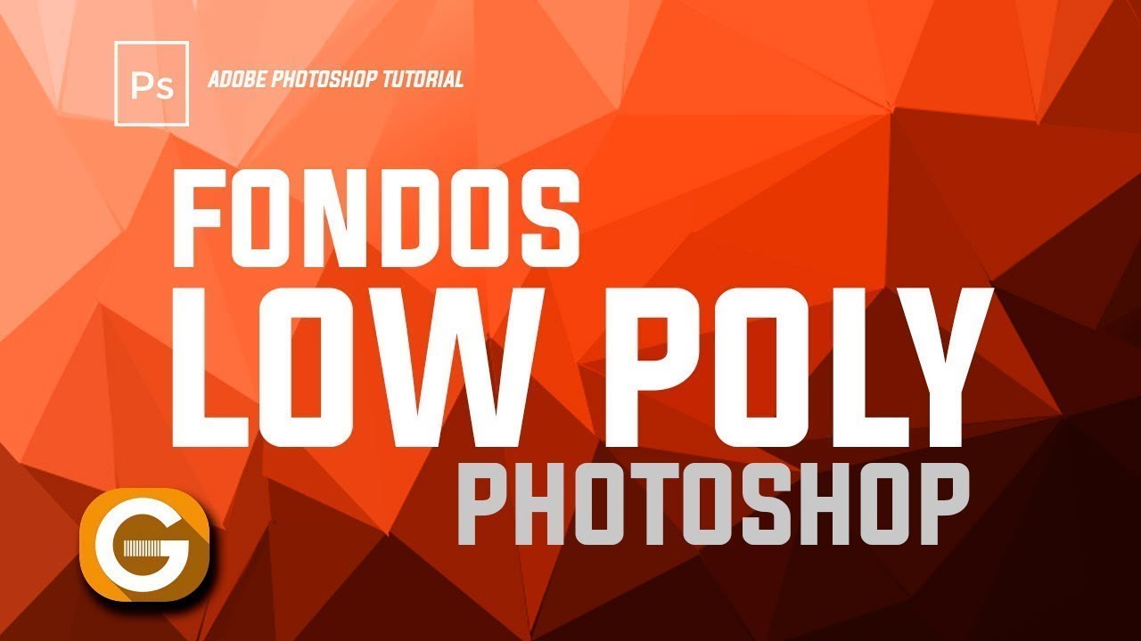 Photoshop Tutorial | Cómo crear Fondos Low Poly | How to Create Low Poly Backgrounds