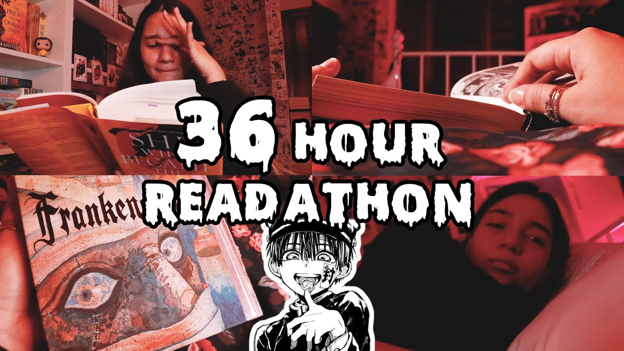 reading for 36 hours straight | 5 star reads, horror manga and no sleep