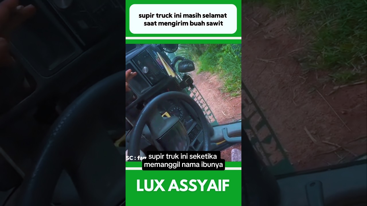 SUPIR TRUCK INI MASIH SELAMAT SAAT MENGIRIM BUAH SAWIT #shorts
