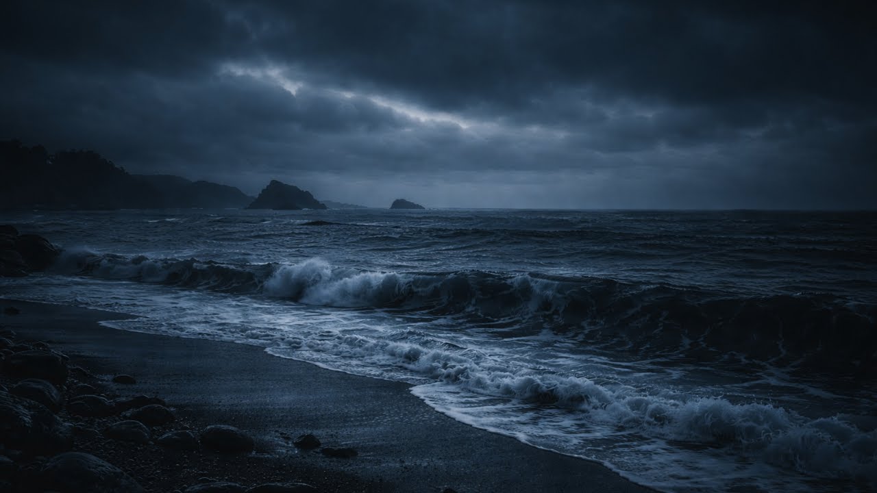Deep Ocean Waves for Sleep 🌊 Ambient Ocean Sounds | Relax, Stress Relief, Insomnia