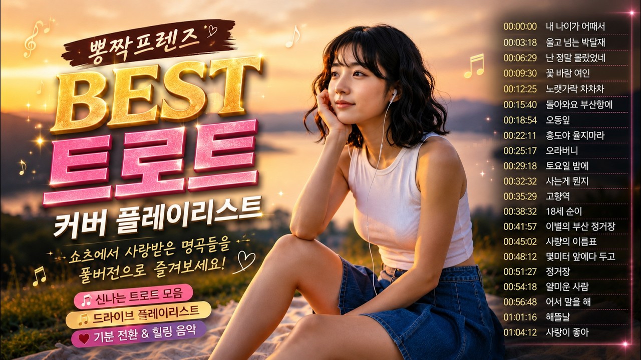 뽕짝프렌즈 BEST 트로트 커버｜한 번 틀면 계속 듣게 되는 플레이리스트