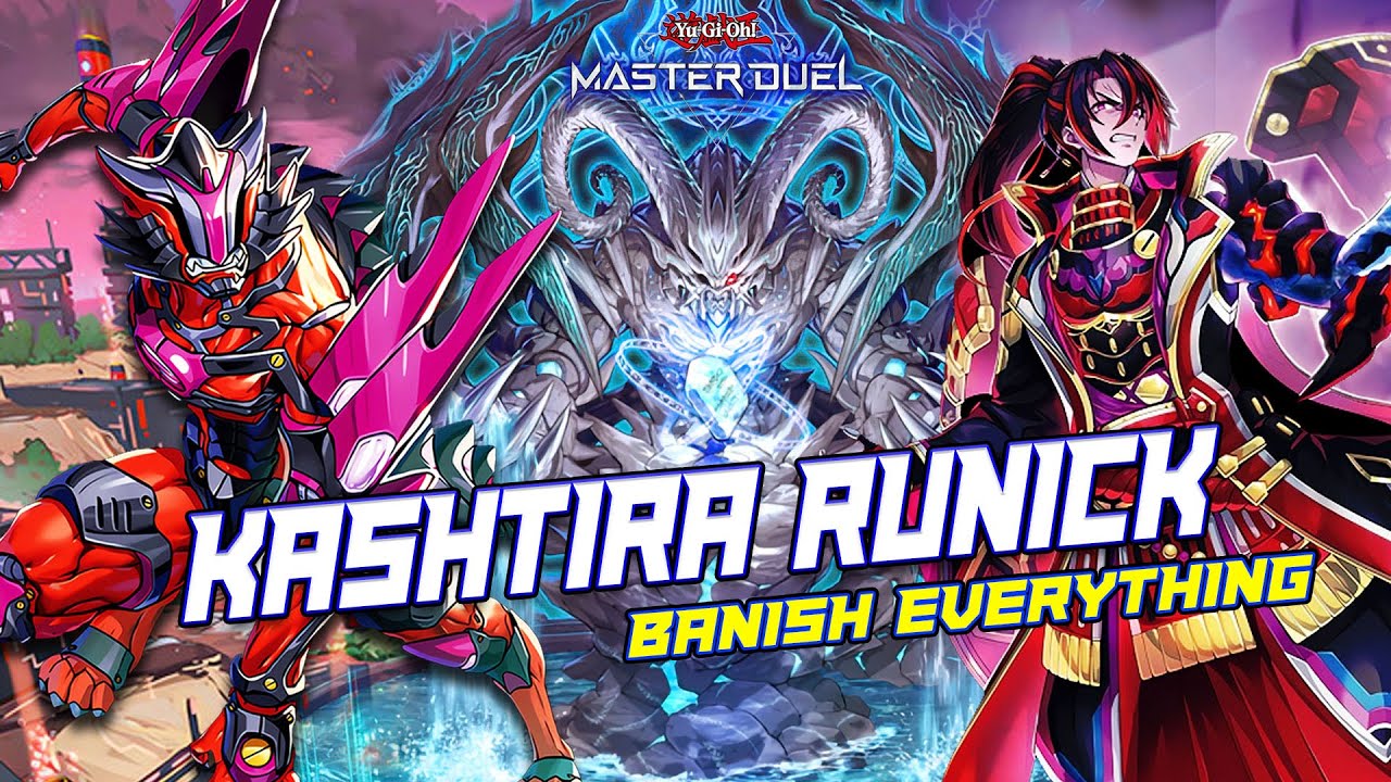 Master Duel - Kashtira Runick deck full combo banish everything - Best TOXIC combo deck!!!!
