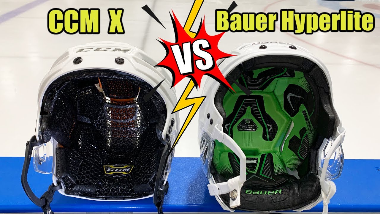 Шлем CCM Super Tacks X против хоккейного шлема Bauer Hyperlite — какой лучше?