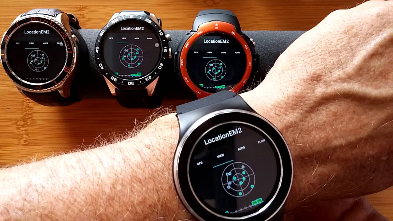 Round Android 5.1 I2/KW88/Z9/S99 Watches Compared: 3-GPS Quality
