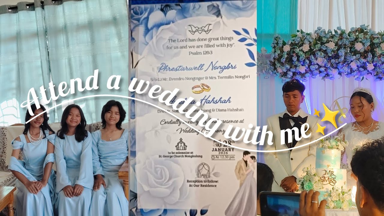 attend my cousin's wedding with me|Wedding vlog|Bridesmaid|Meghalaya 