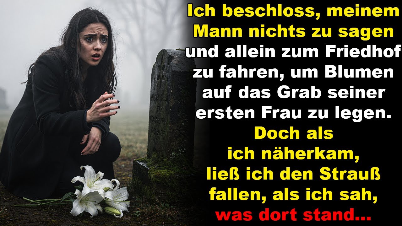 Heimlich besuchte ich das Grab der ersten Frau meines Mannes–und erstarrte vor Schreck, als ich sah…