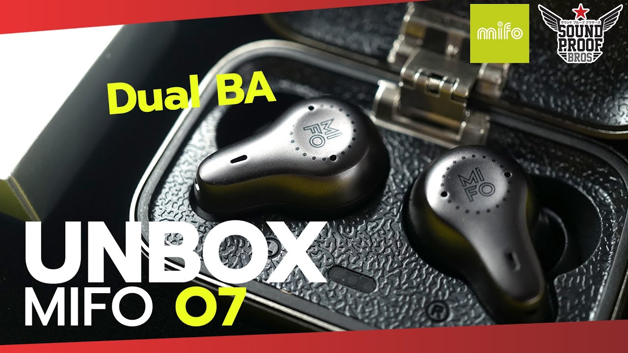 UNBOX Mifo O7 Dual BA Drivers True Wireless Bluetooth Earphones By Soundproofbros