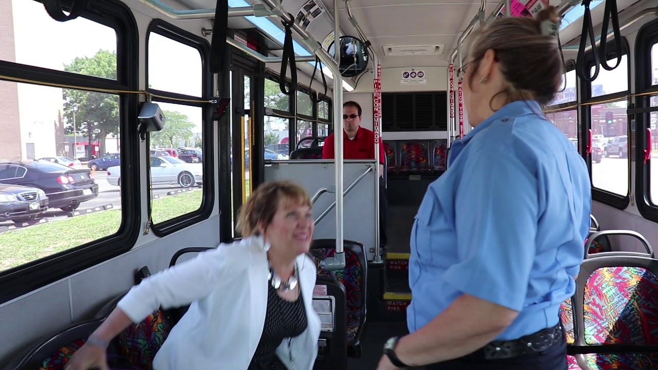 Riding the Bus Using A Wheelchair
