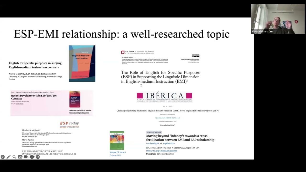 Content-EAP collaboration in EMI contexts