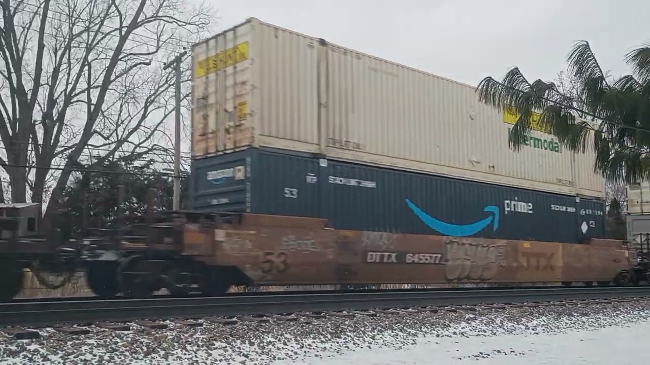 Trains of 2/1/2026: 2 Trains Behind Central High School and Spence Elementary School (La Crosse WI)