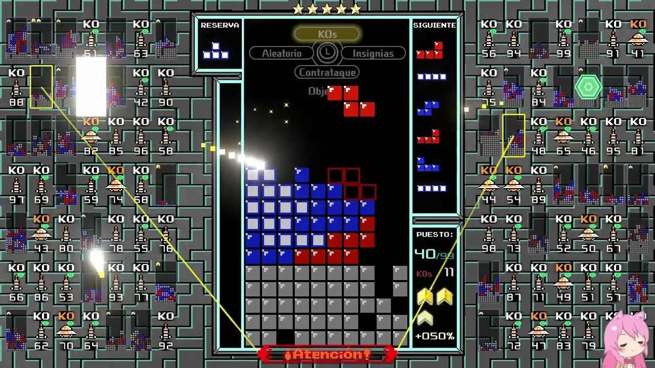 23 KOs - Tetris 99 Invictus Mode