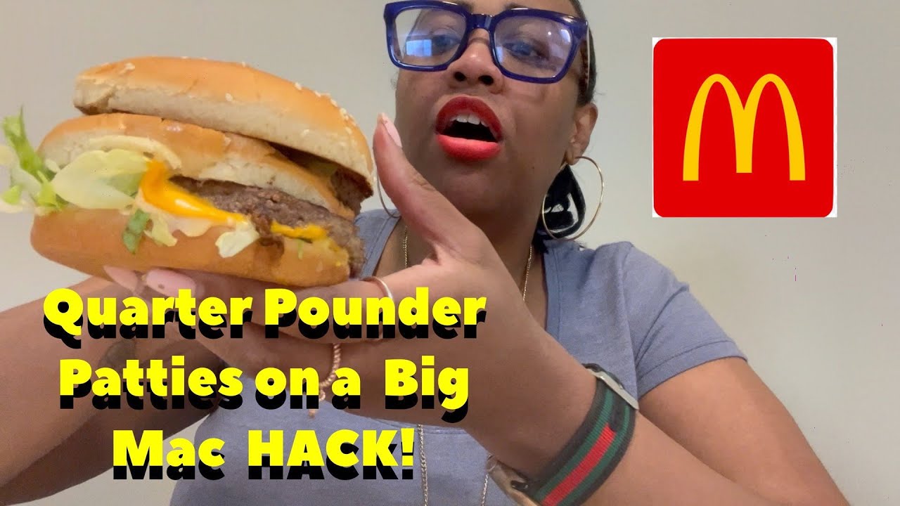 McDonald's Quarter Pounder Patties on a Big Mac HACK! #279