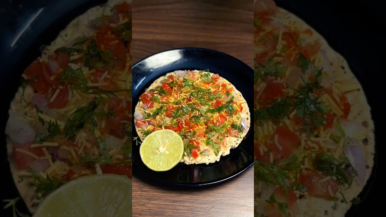 Masala Papad😋 | Quick, Easy & Delicious #shorts #asmr #indianfood #recipe #food #snack #easyrecipe