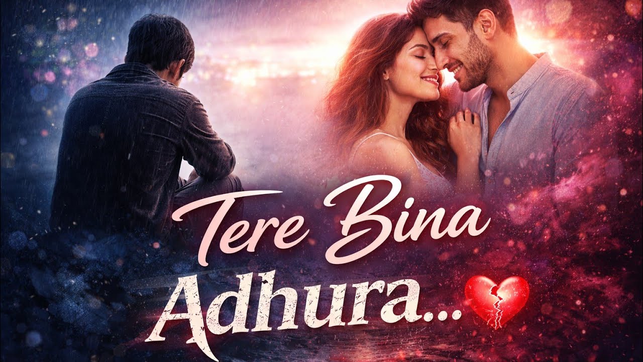 Tere Bina Adhura 💔 | Emotional Hindi #lovesong #sirftum #terebina #romantic 