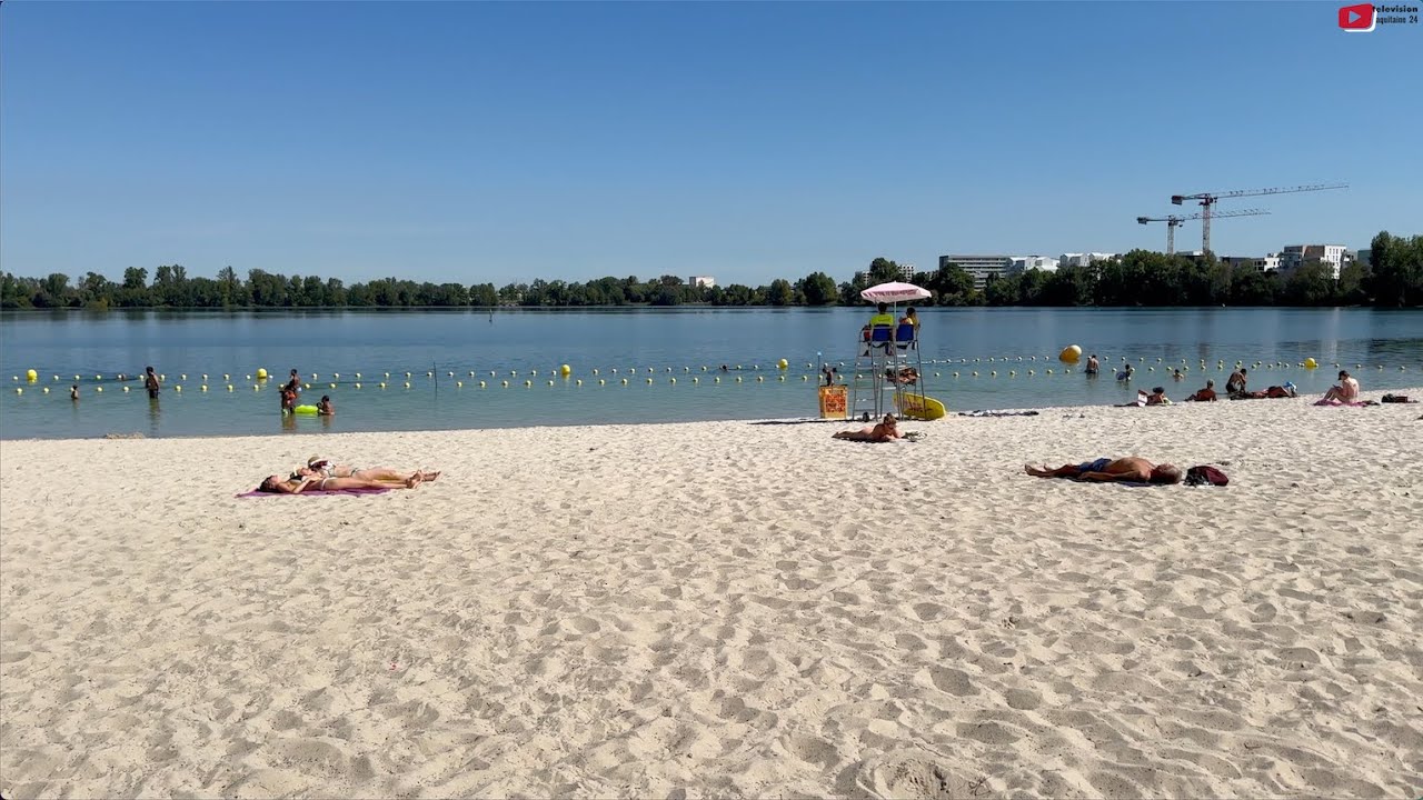 BORDEAUX  🇲🇫 |   Lac, Plage et Tramway   |  Aquitaine 24 Télévision