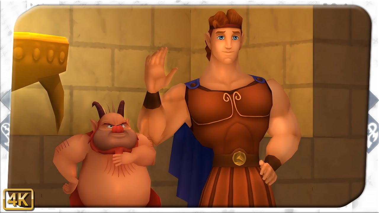 Kingdom Hearts: Final Mix ⁴ᴷ Геркулес 1 (Все катсцены и боссы)