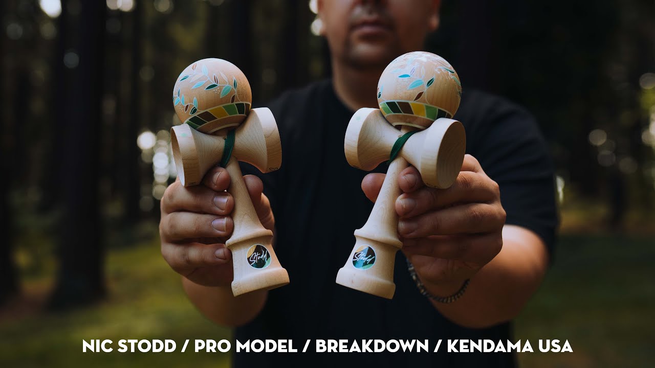 Kendama USA - Разбор профессиональной модели Ника Стодда - Форма Fusion