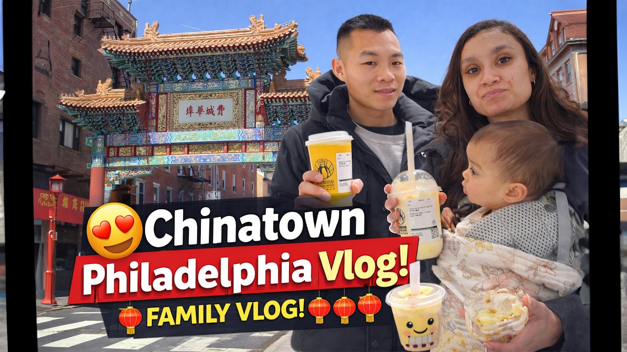Family Trip to Philadelphia! Chinatown Tour + Farmers Market