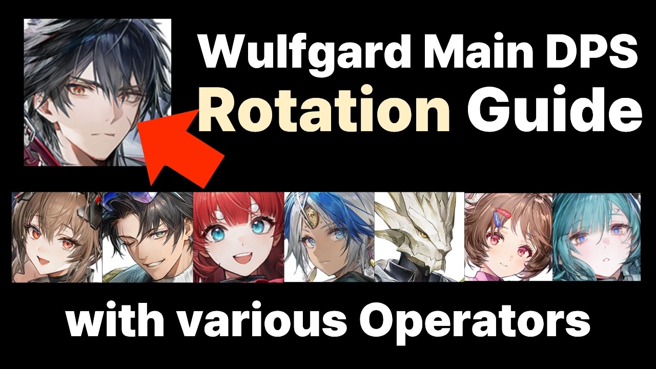 Wulfgard Main DPS Rotation Guide with various Operators | arknights:endfield