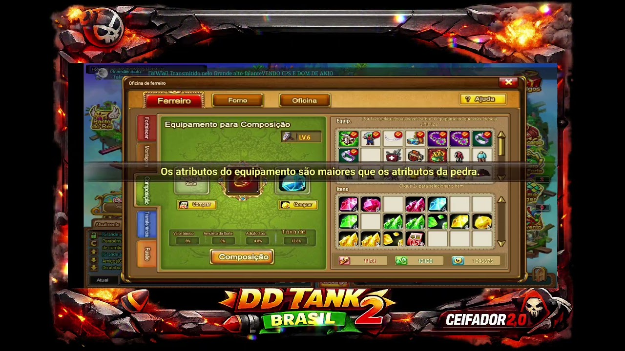 🔥🎯 O SEGREDO PARA UPGRADE +8 e +9 NO DDTANK BRASIL 2! 🎯🔥