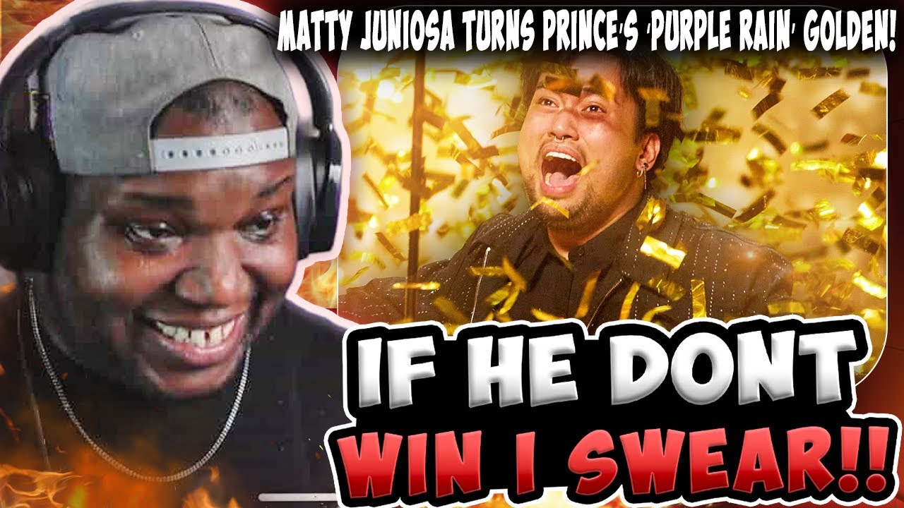 Vocalist Reacts -Matty Juniosa turns Prince's 'Purple Rain' GOLDEN! | Auditions | BGT 2026