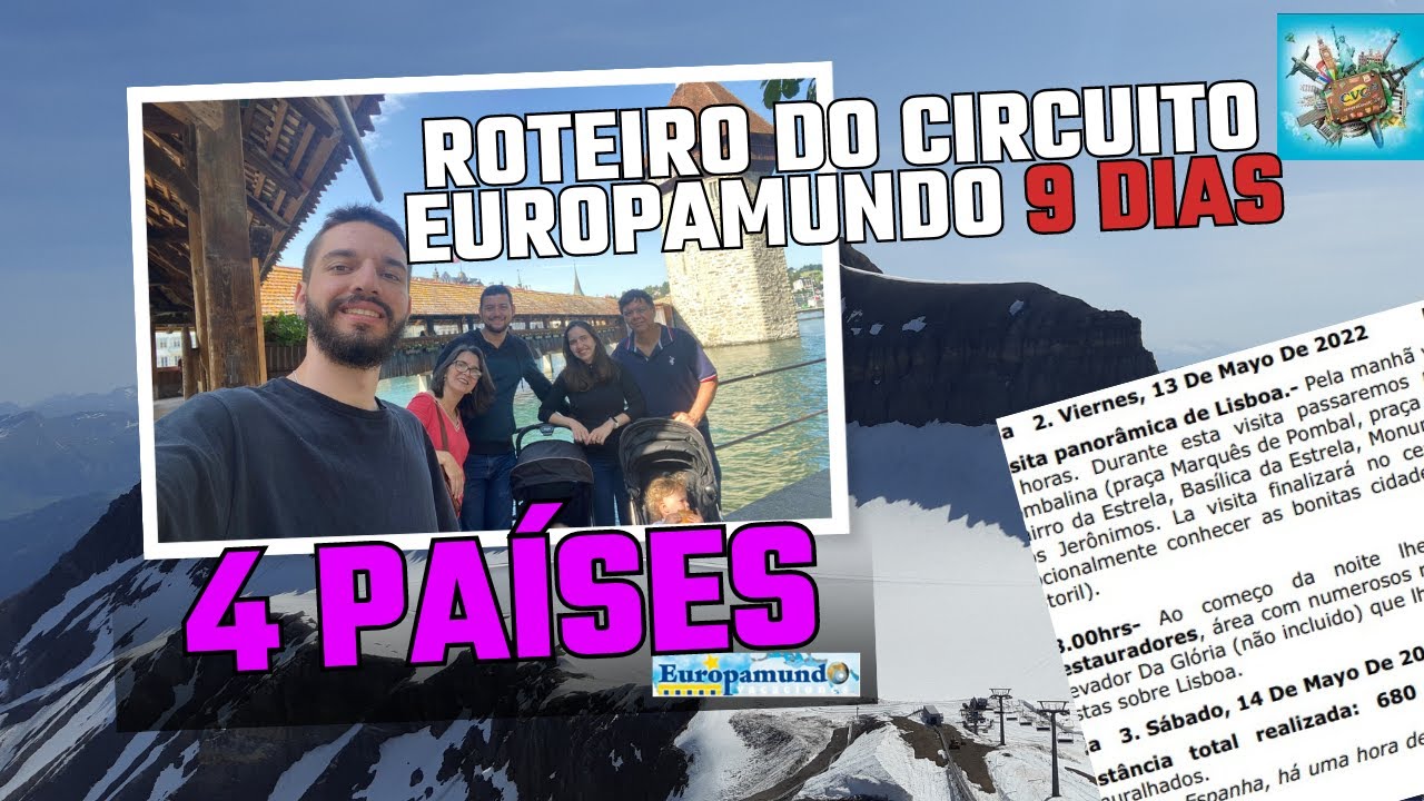 ROTEIRO DE 9 DIAS E 4 PAÍSES NA EUROPA - Circuito CVC