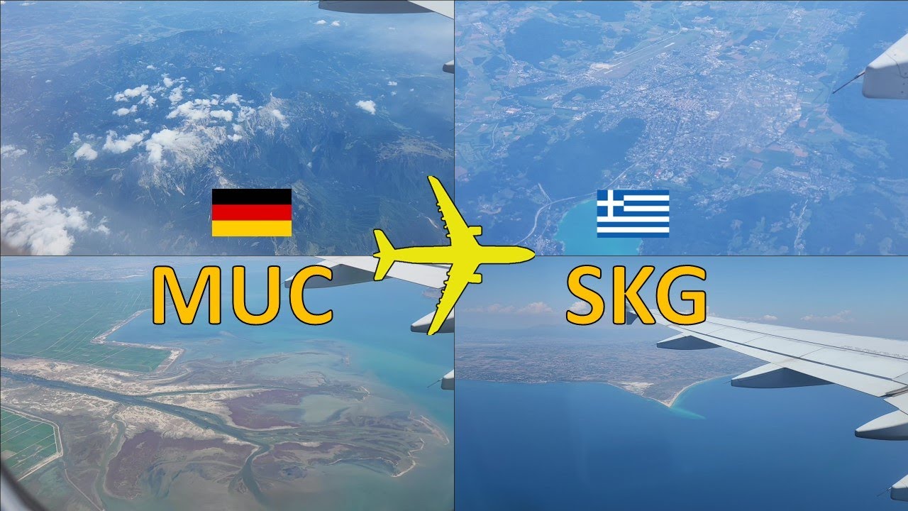 Munich (MUC), 🇩🇪  to Thessaloniki (SKG), 🇬🇷 | Aegean Airlines 501 | July 2022