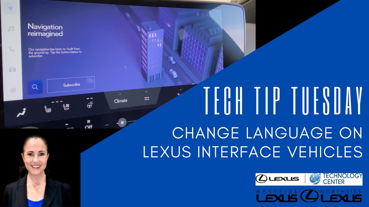 How to Change the Language on Lexus Interface System Vehicles - Tech Tip Tuesday w/ Spanish Examples