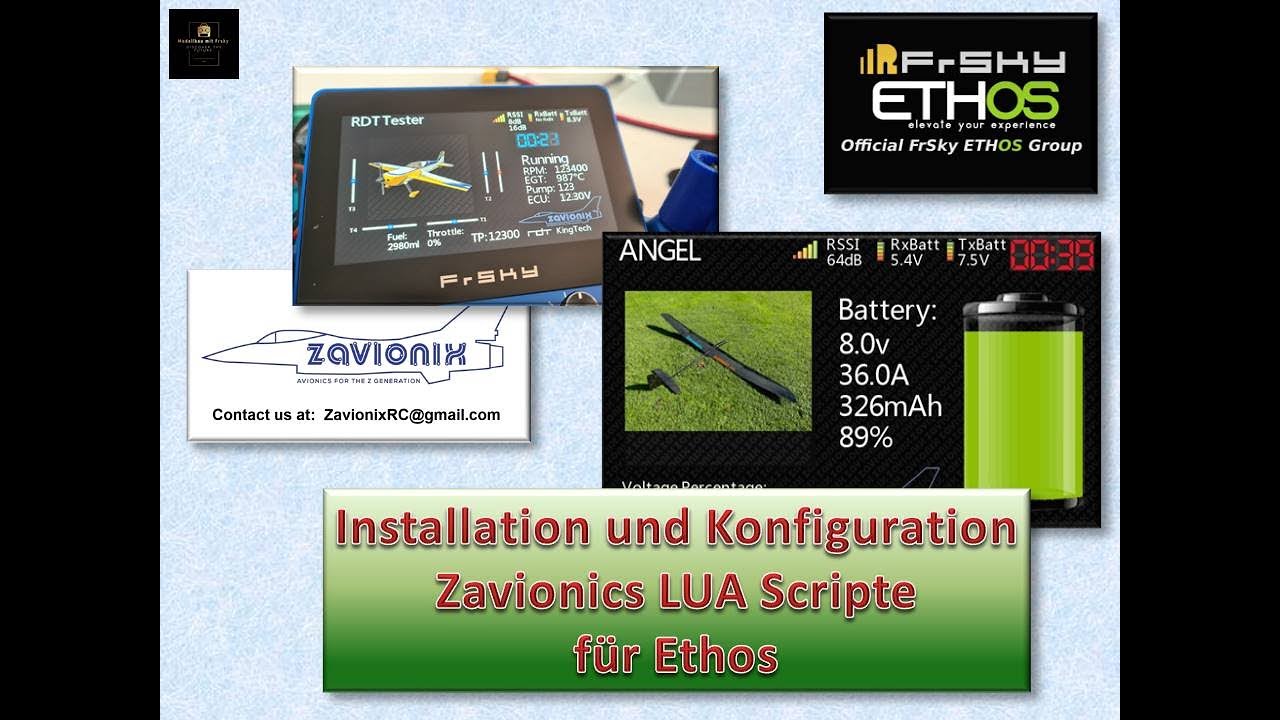 Zavionix für Ethos installieren und konfigurieren