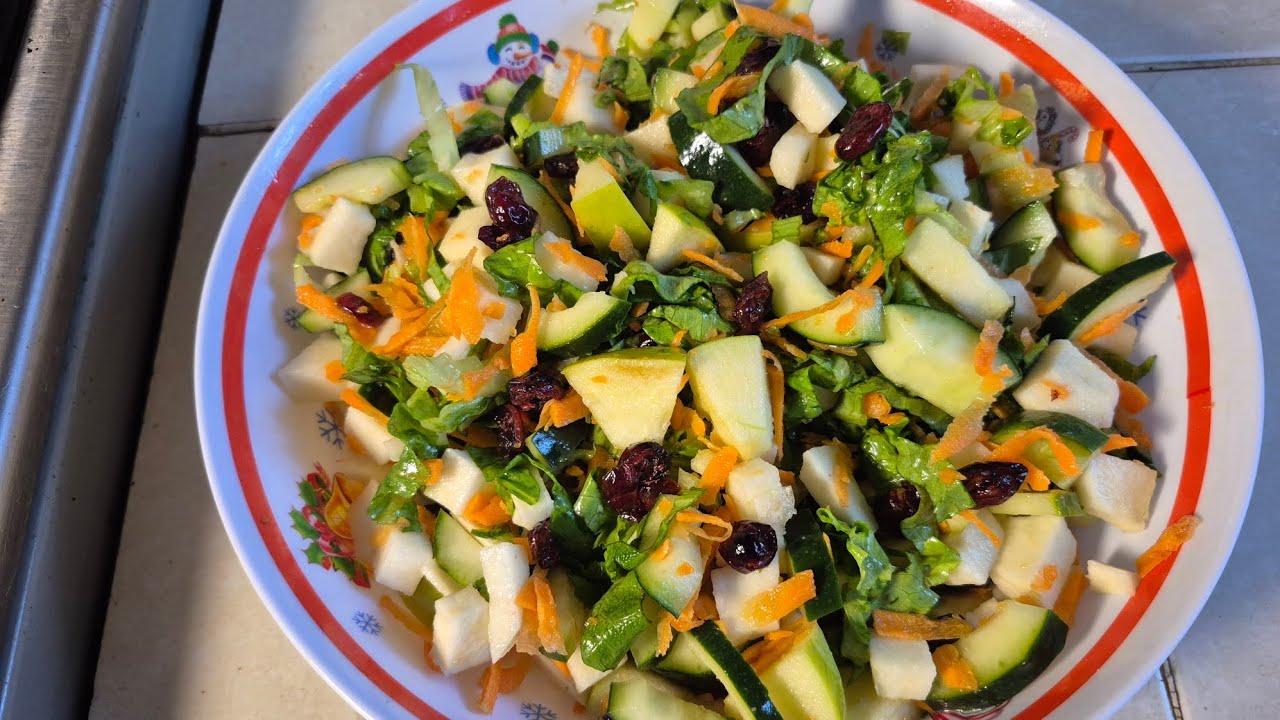 Ensalada dulce #fresca  #exquisito #facil #nutritivo 