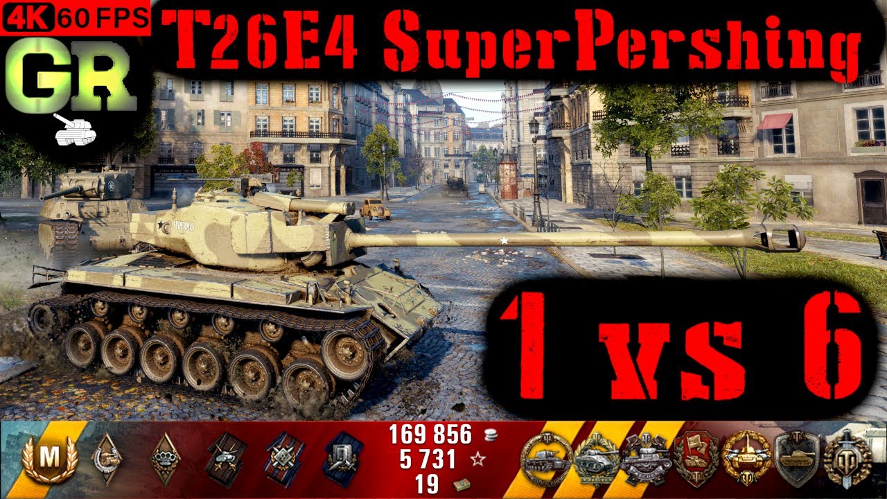 World of Tanks T26E4 SuperPershing Replay - 9 Kills 6.2K DMG(Patch 1.4.0)