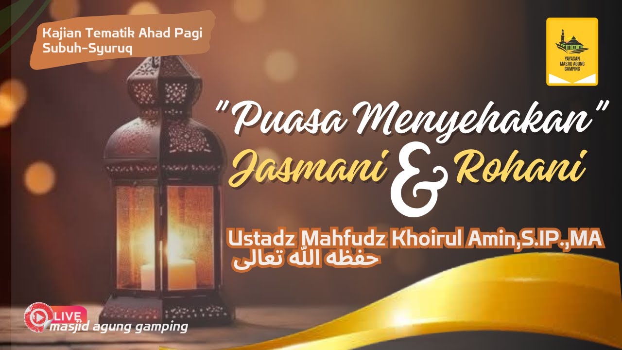 Puasa Menyehatkan Jasmani dan Rohani