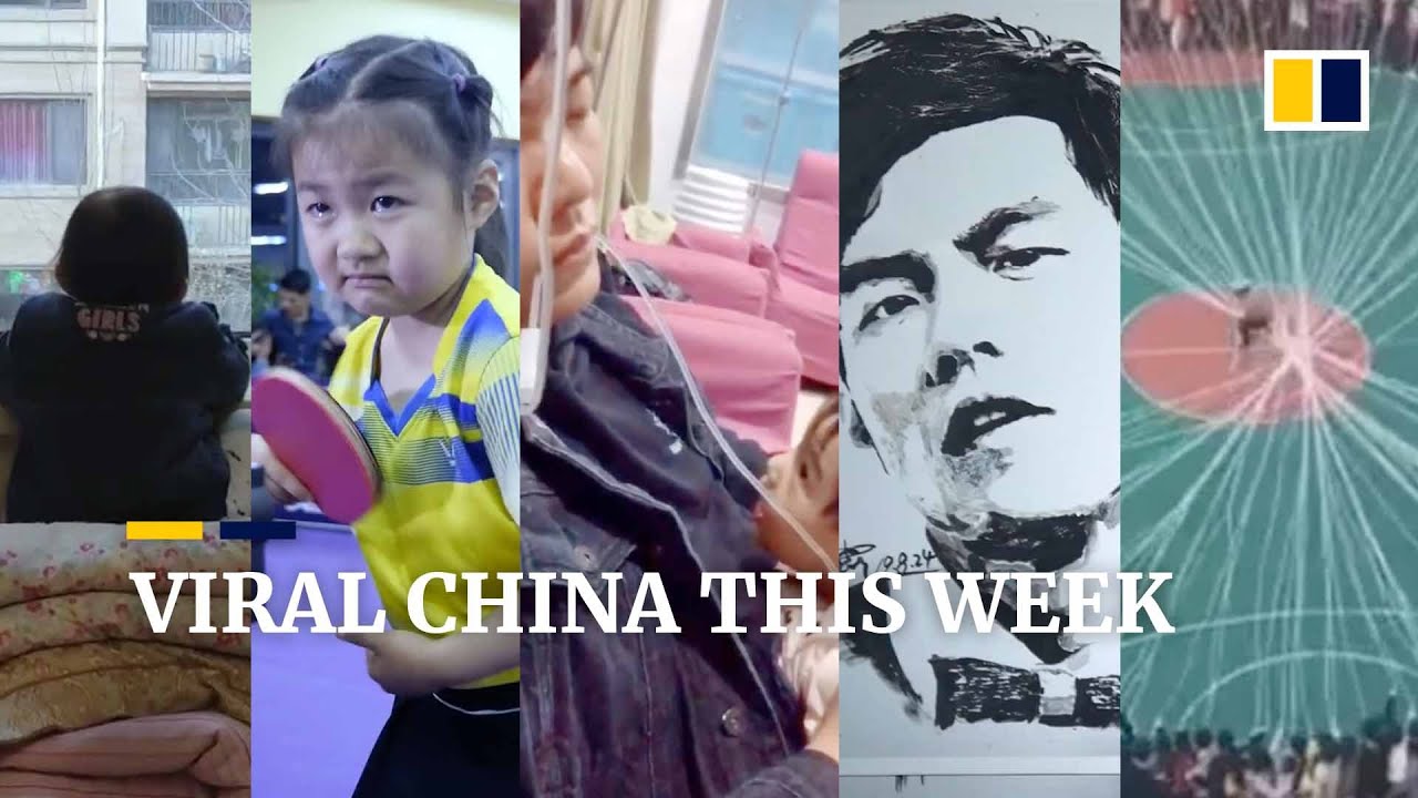 Viral China: little girl trains to become table tennis master, and more