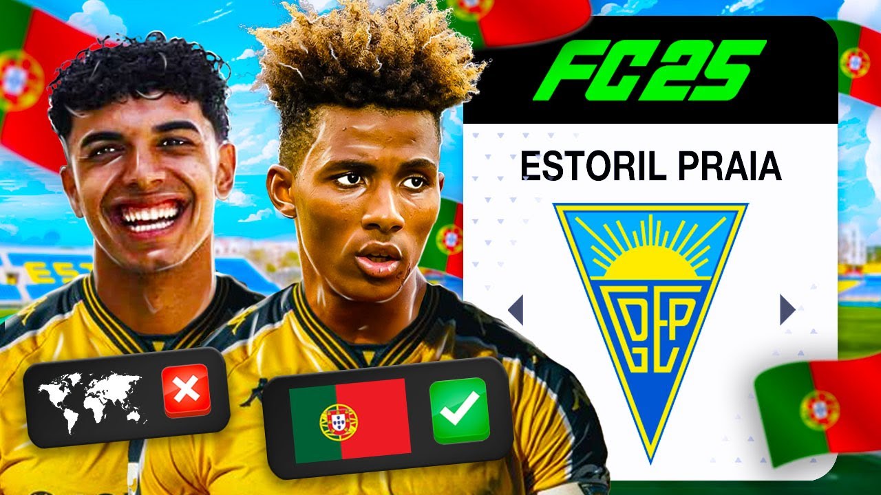 J'ai RECONSTRUIT ESTORIL UNIQUEMENT avec des JOUEURS PORTUGAIS ! / FC 25