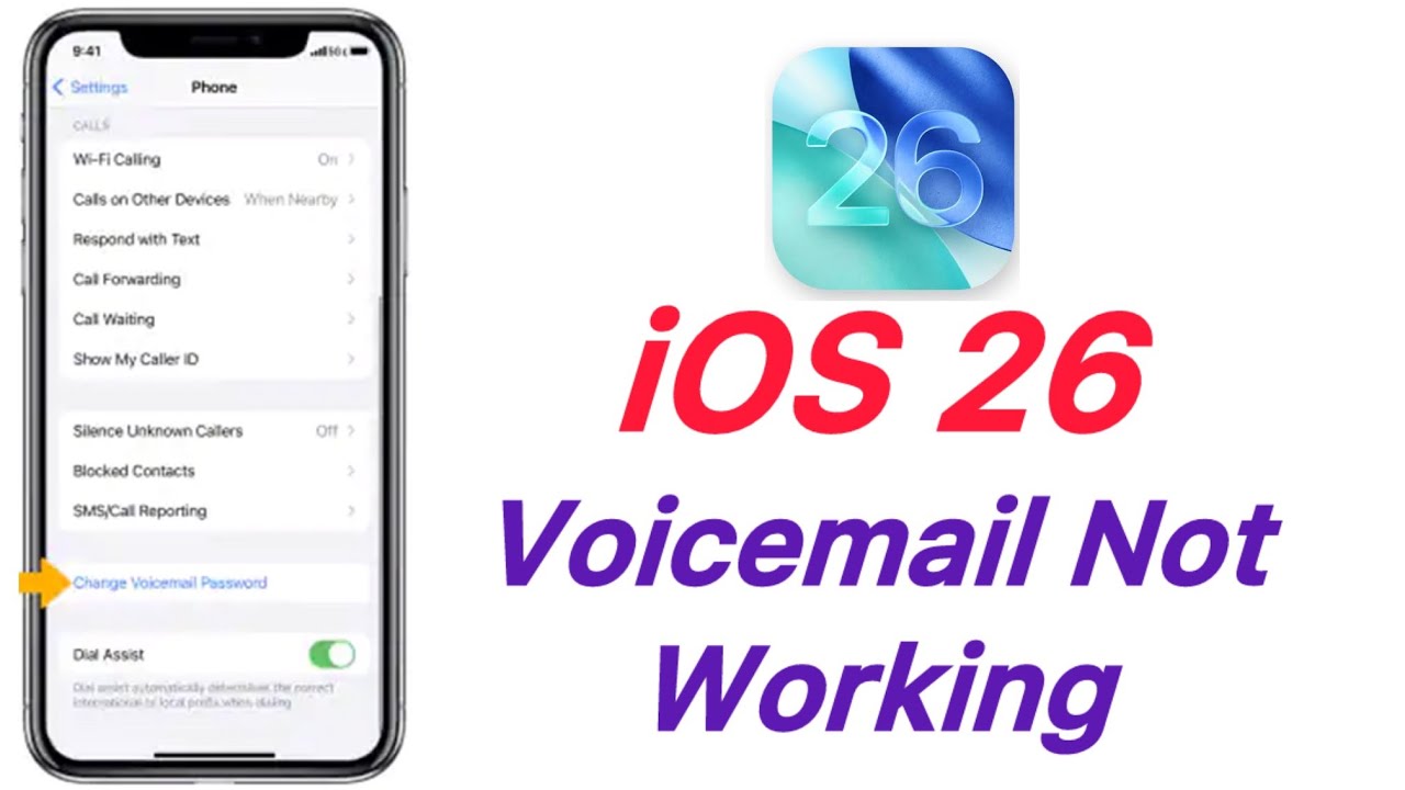 iOS 26 Voicemail Not Working? Here’s How to Fix It! How to Fix Voicemail Problems on iPhone (iOS 26)